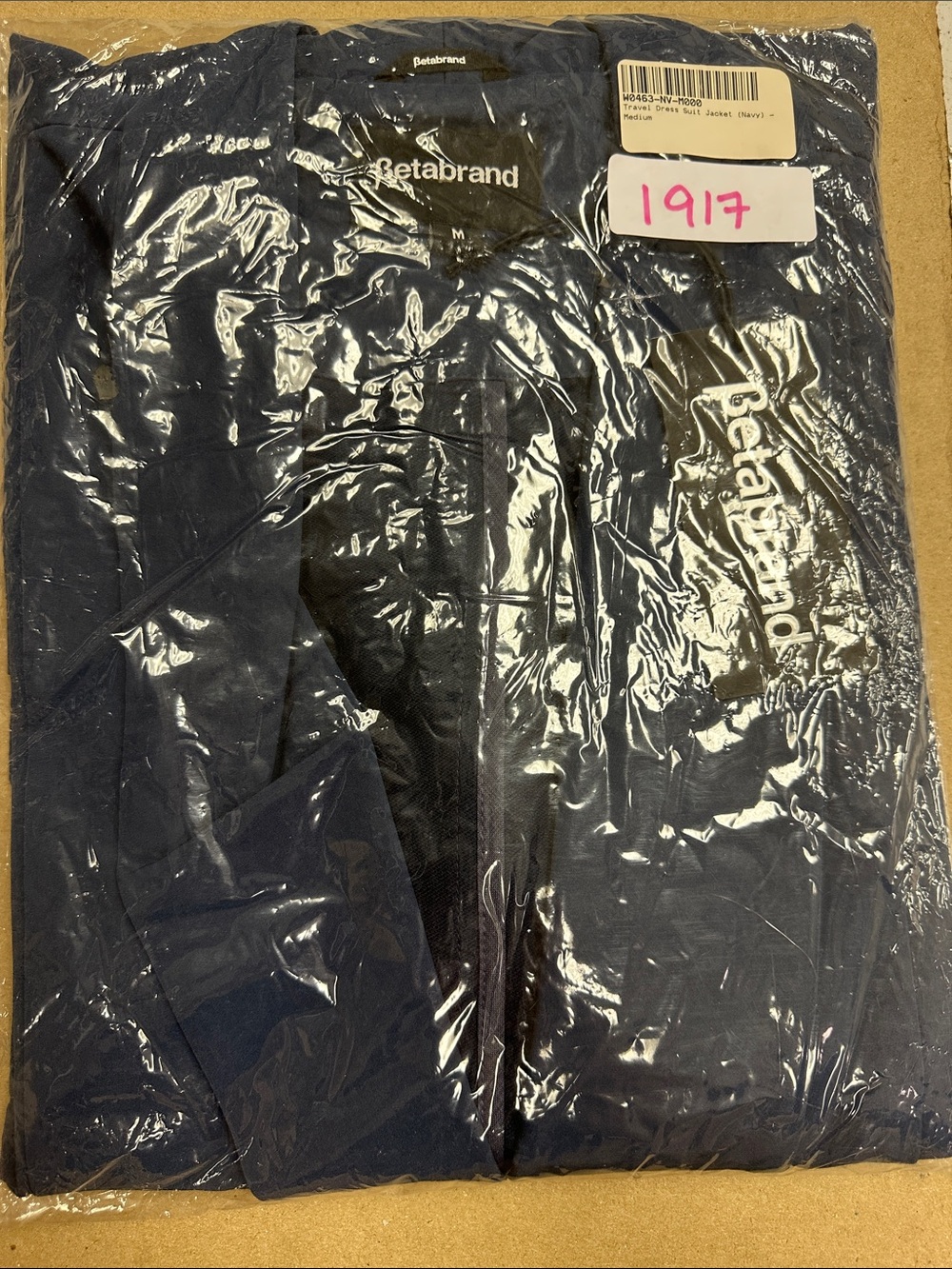 New Betabrand Navy Travel Dress Suit Jacket Medium